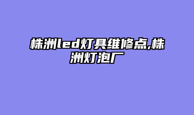 株洲led灯具维修点,株洲灯泡厂
