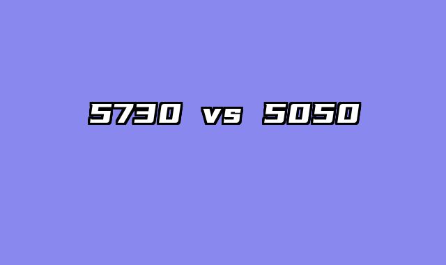 5730 vs 5050