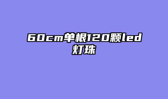 60cm单根120颗led灯珠