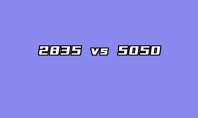 2835 vs 5050